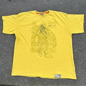 Vintage Nike Men’s Tshirt Size XXL Yellow